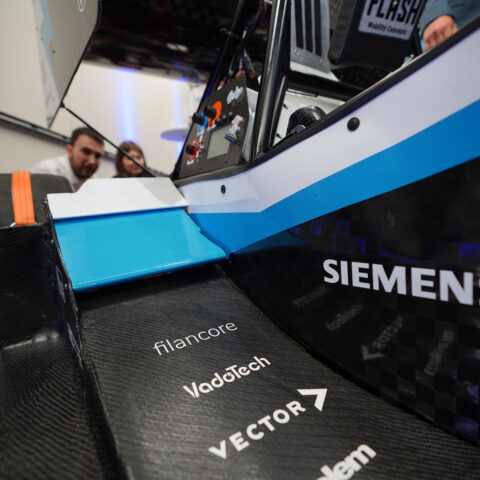 filancore is sponsoring the electric racing car E_HAWK25 together with VadoTech, Vector, norelem and Siemens as well as VW and other sponsorhips
