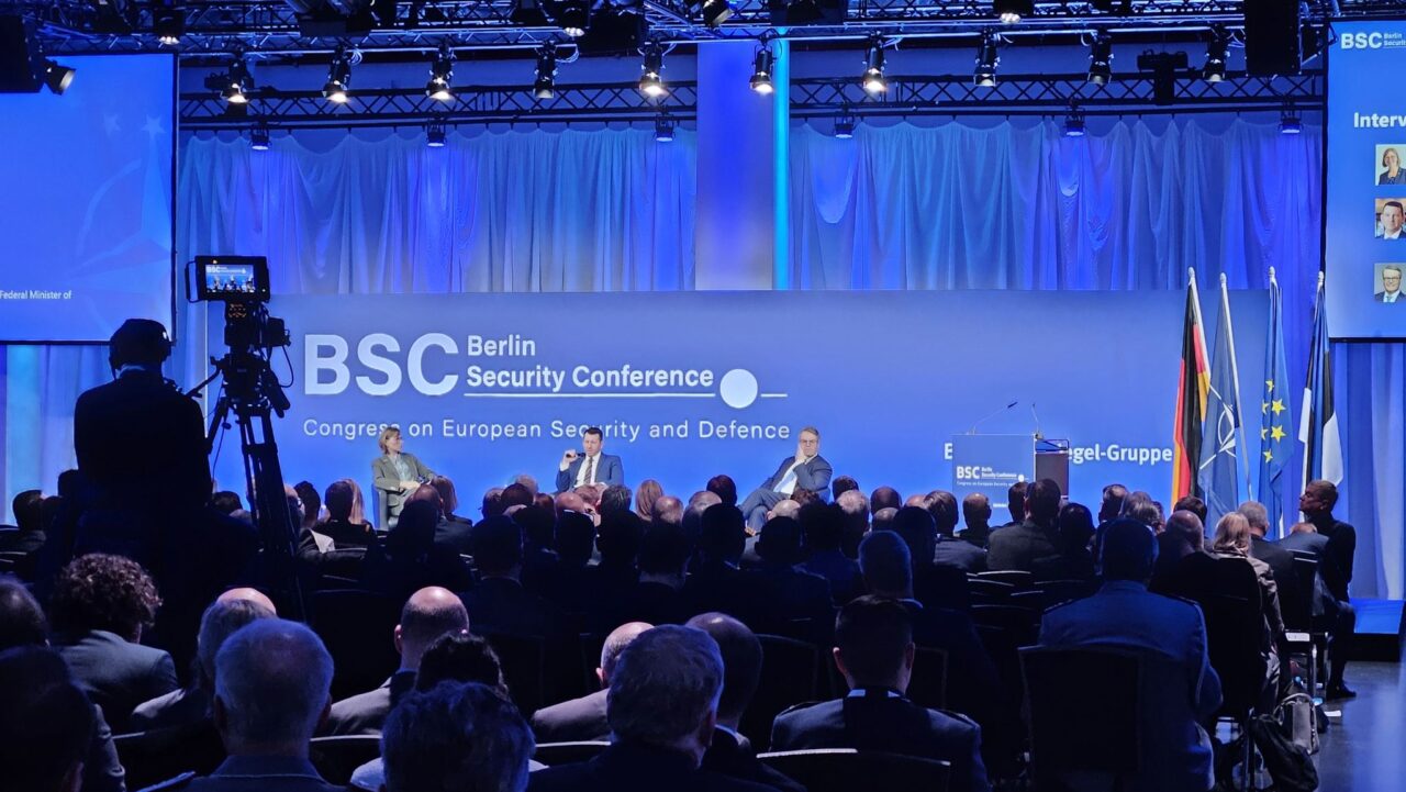 Full Auditorium of Berlin Security Conference 2024