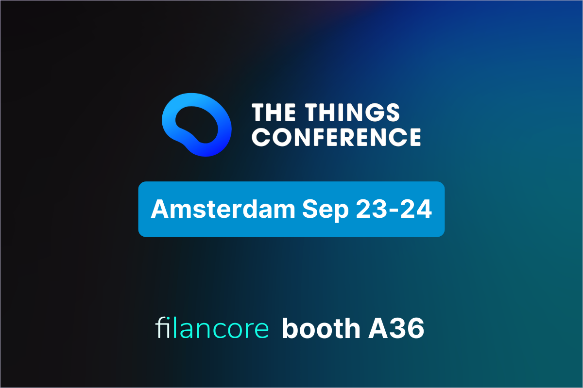filancore presents its keynote at The Things Conference 2025 in Amsterdam