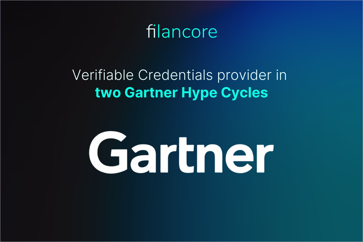filancore listed as provider for verifiable credentials in two Gartner Hype cycle reports